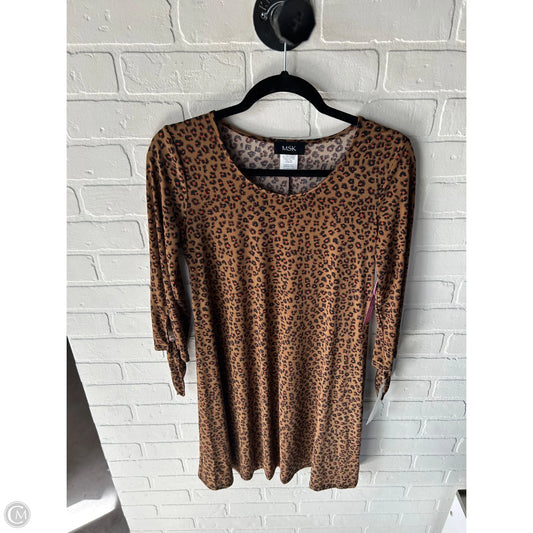 Dress Casual Short By Msk In Brown, Size: S