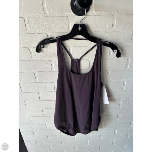 Athletic Tank Top By Lululemon In Purple, Size: S