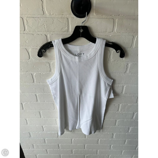 Tank Top By Loft In White, Size: L