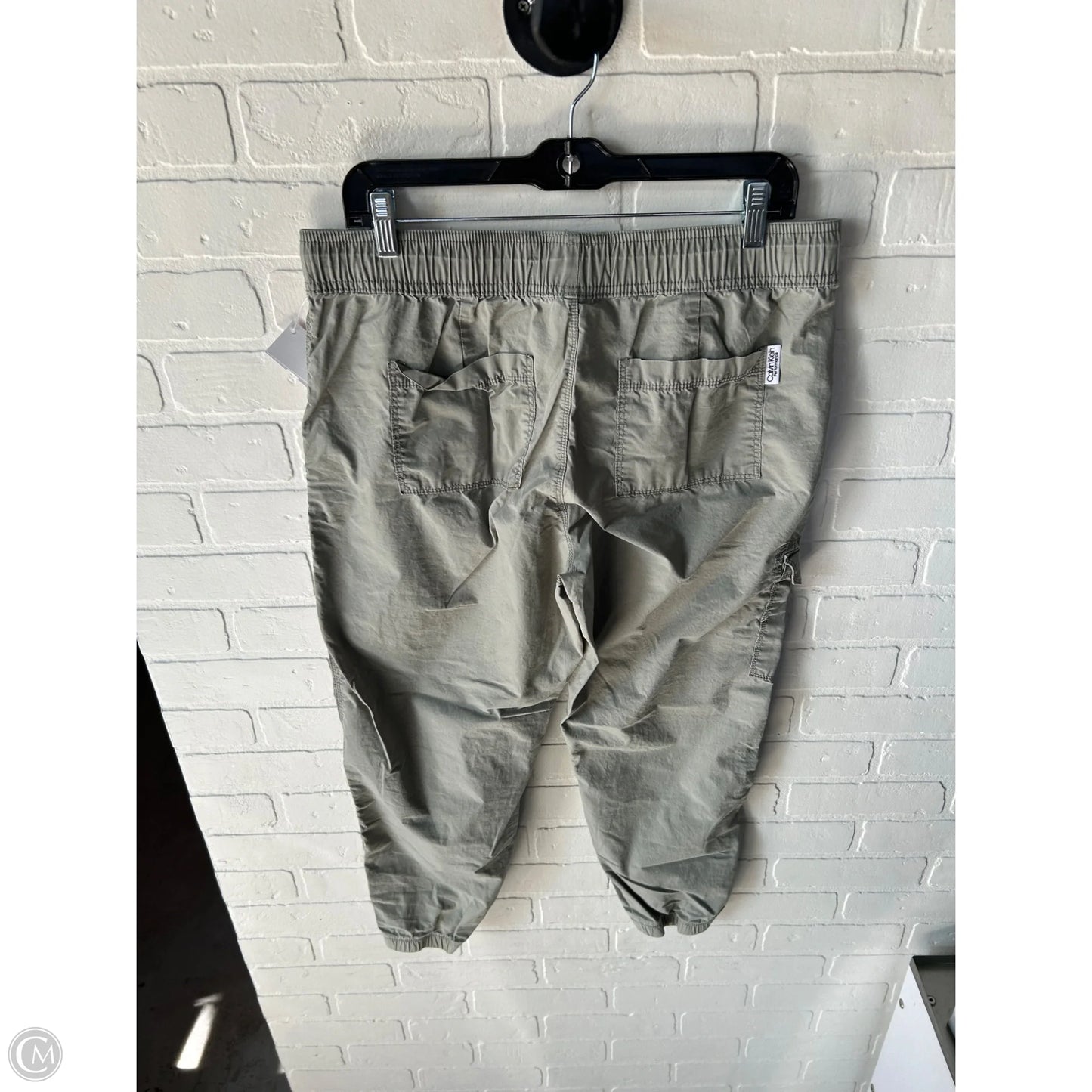 Athletic Pants By Calvin Klein Performance In Green, Size: 8