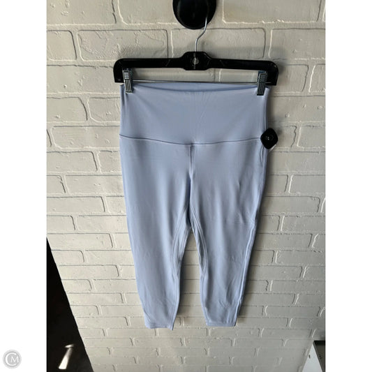 Athletic Leggings By Lululemon In Blue, Size: 8