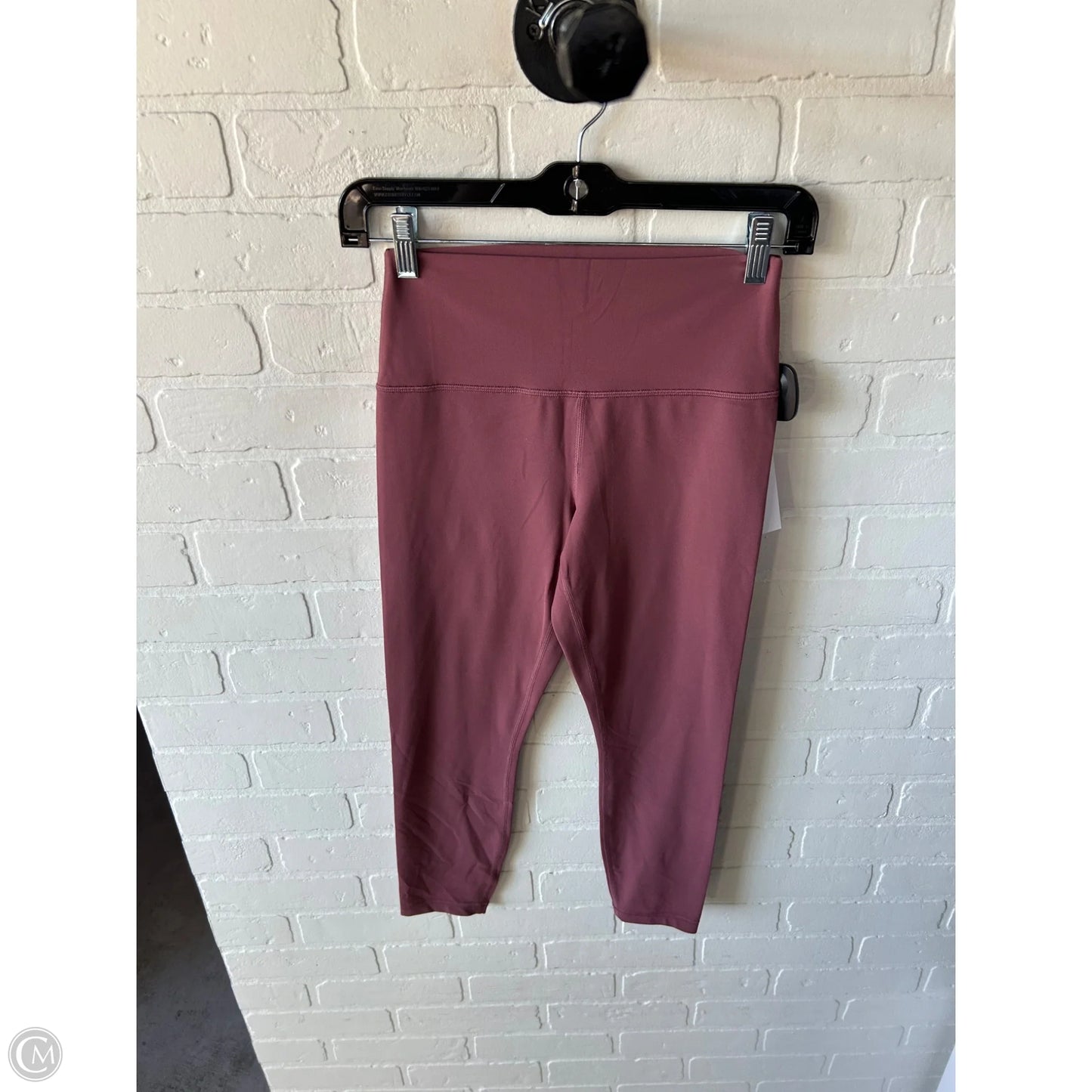 Athletic Leggings By Athleta In Maroon, Size: 8