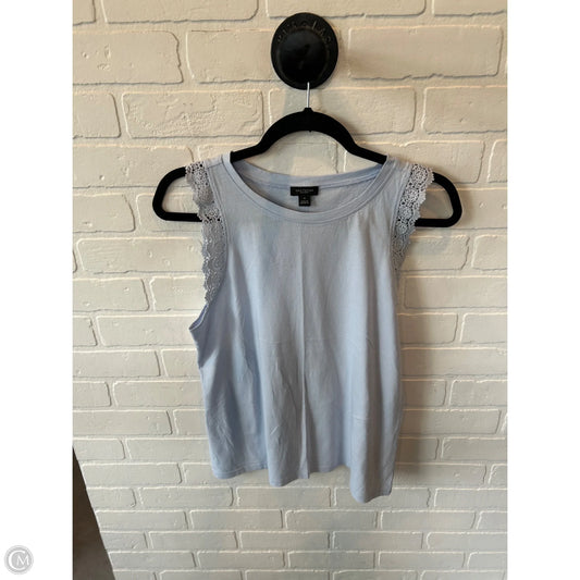 Top Sleeveless Basic By Ann Taylor In Blue, Size: M