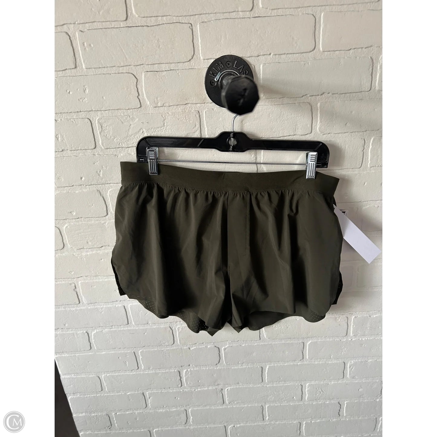 Athletic Shorts By Lululemon In Green, Size: 14