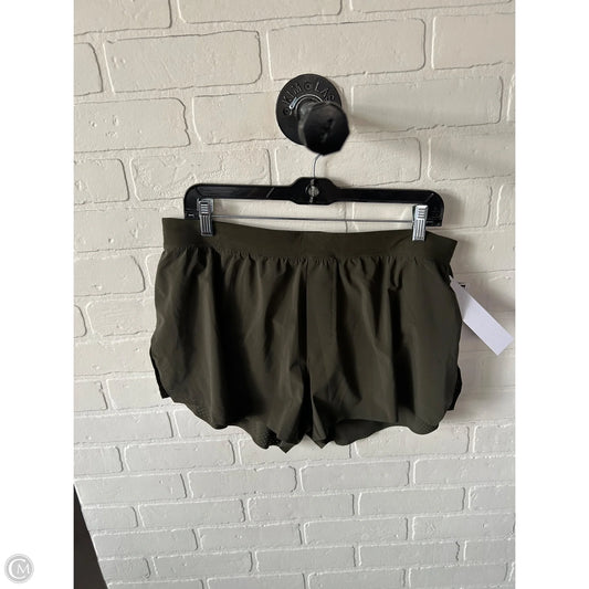 Athletic Shorts By Lululemon In Green, Size: 14