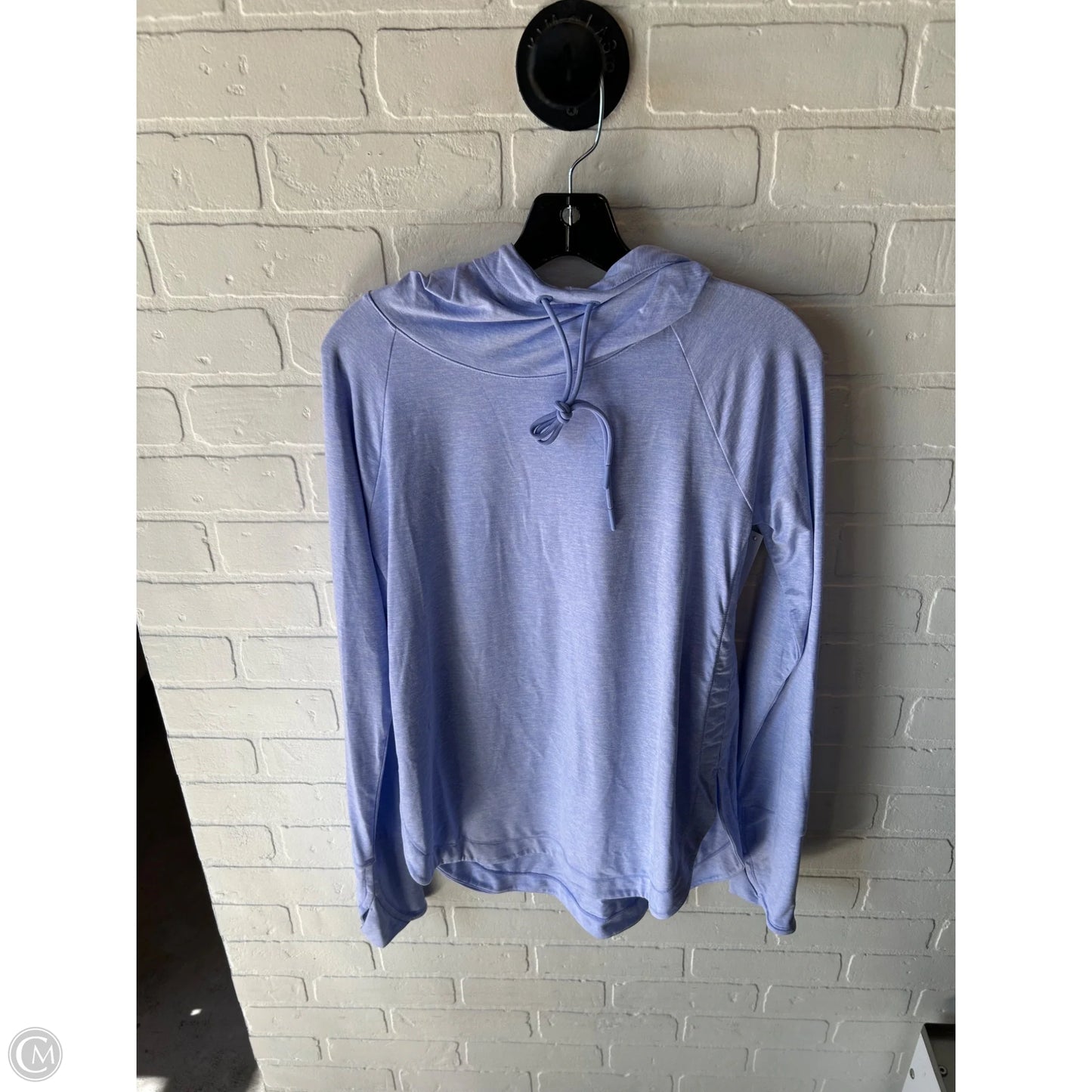 Athletic Top Long Sleeve Hoodie By Athleta In Purple, Size: S