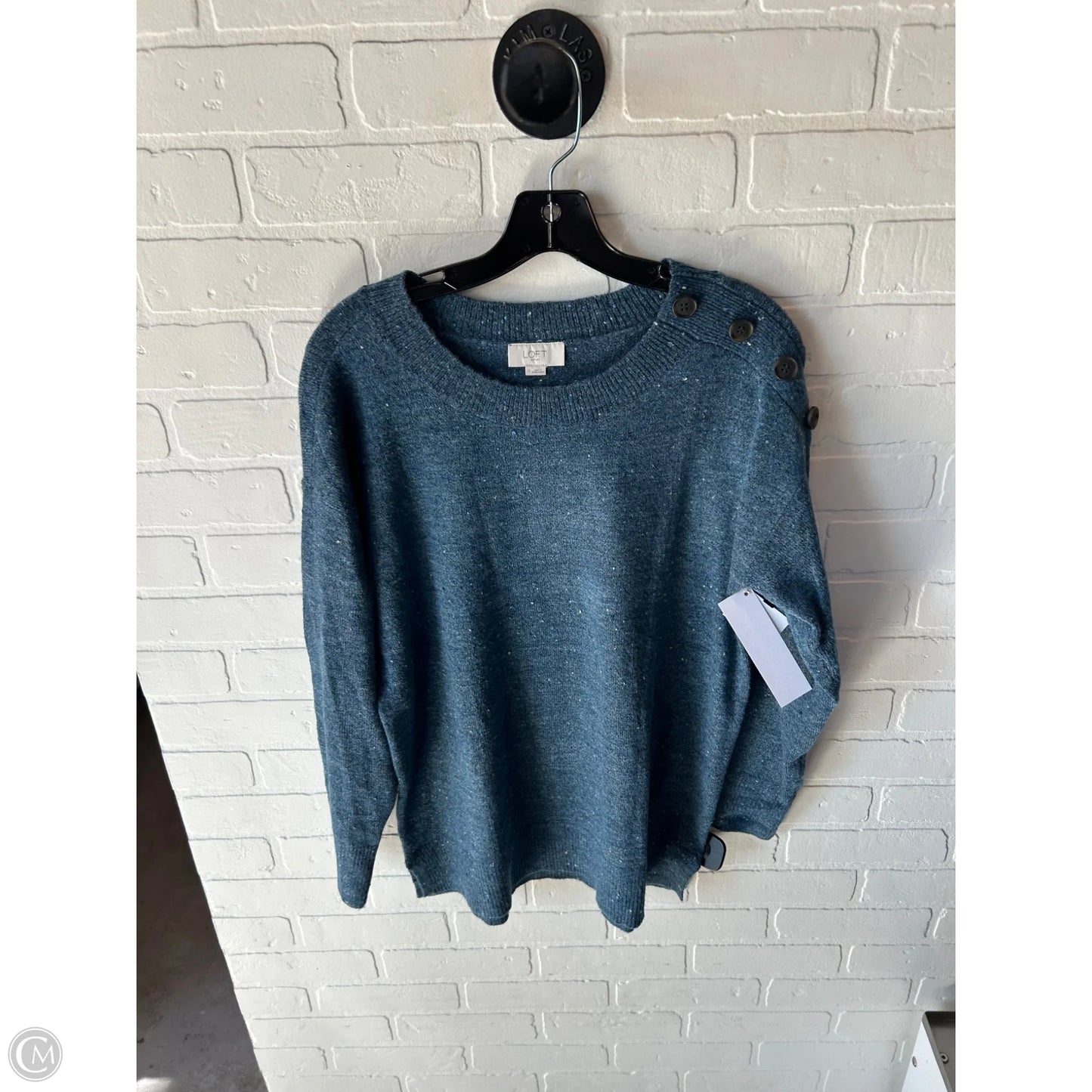 Sweater By Loft In Blue, Size: S
