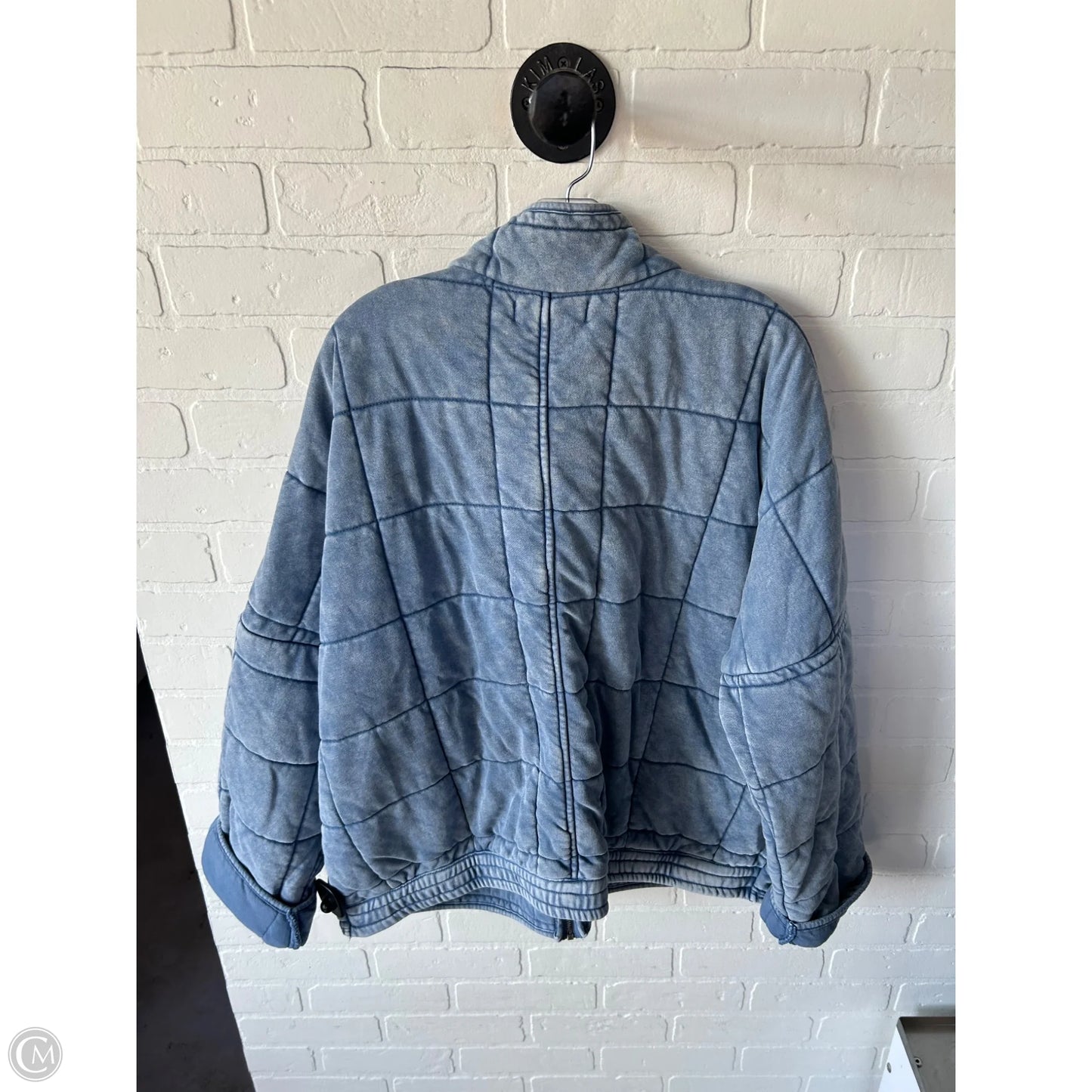 Jacket Puffer & Quilted By Forever 21 In Blue, Size: Xl