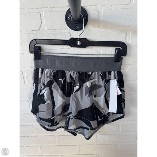 Athletic Shorts By Gym Shark In Black & Grey, Size: 0