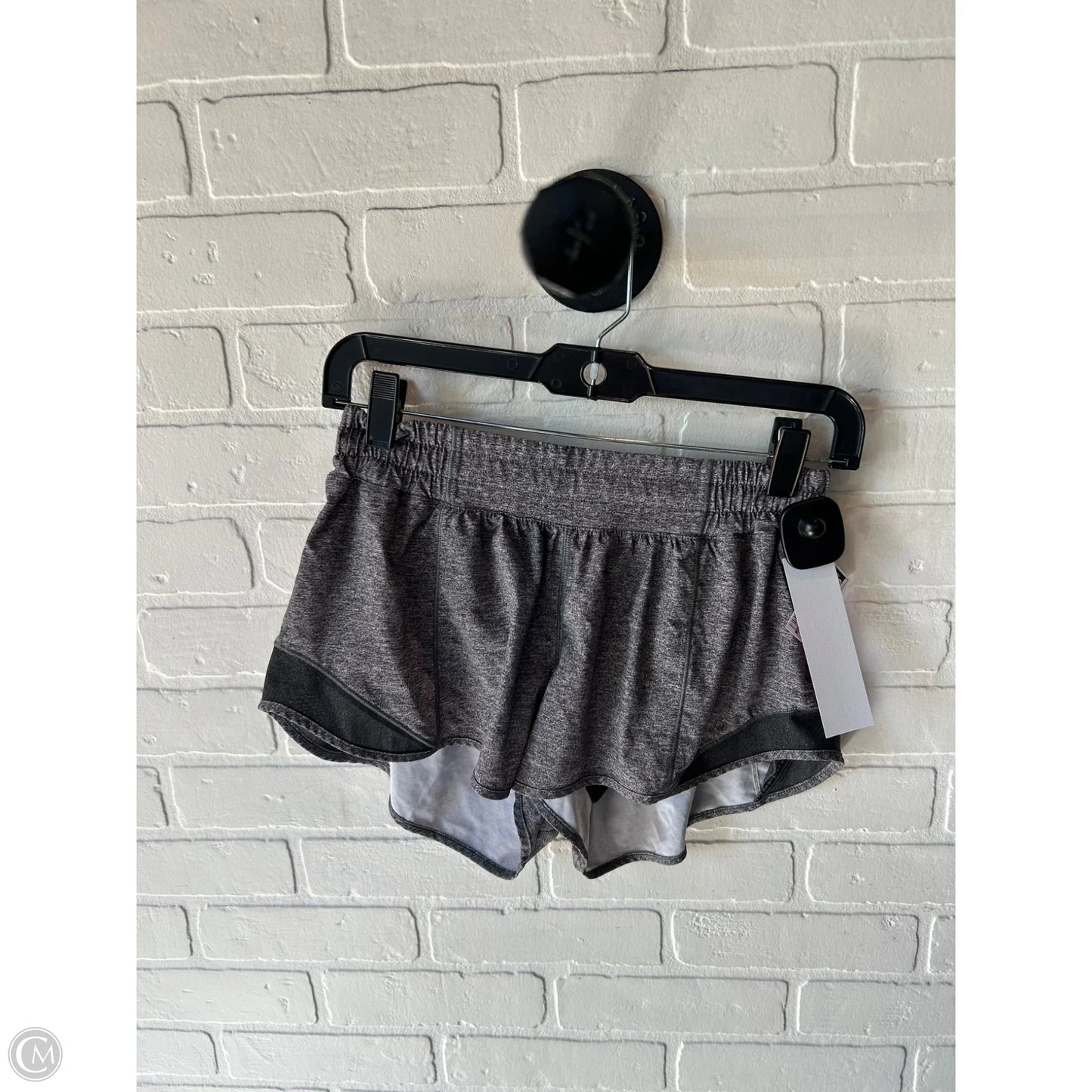 Athletic Shorts By Lululemon In Grey, Size: 8