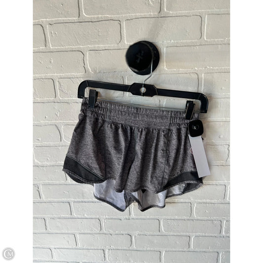 Athletic Shorts By Lululemon In Grey, Size: 8