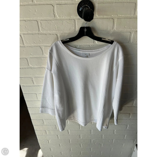 Sweatshirt Crewneck By J. Jill In White, Size: Lp