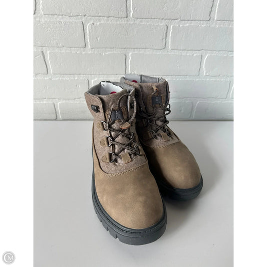 Boots Ankle Flats By Hey Dude In Tan, Size: 8