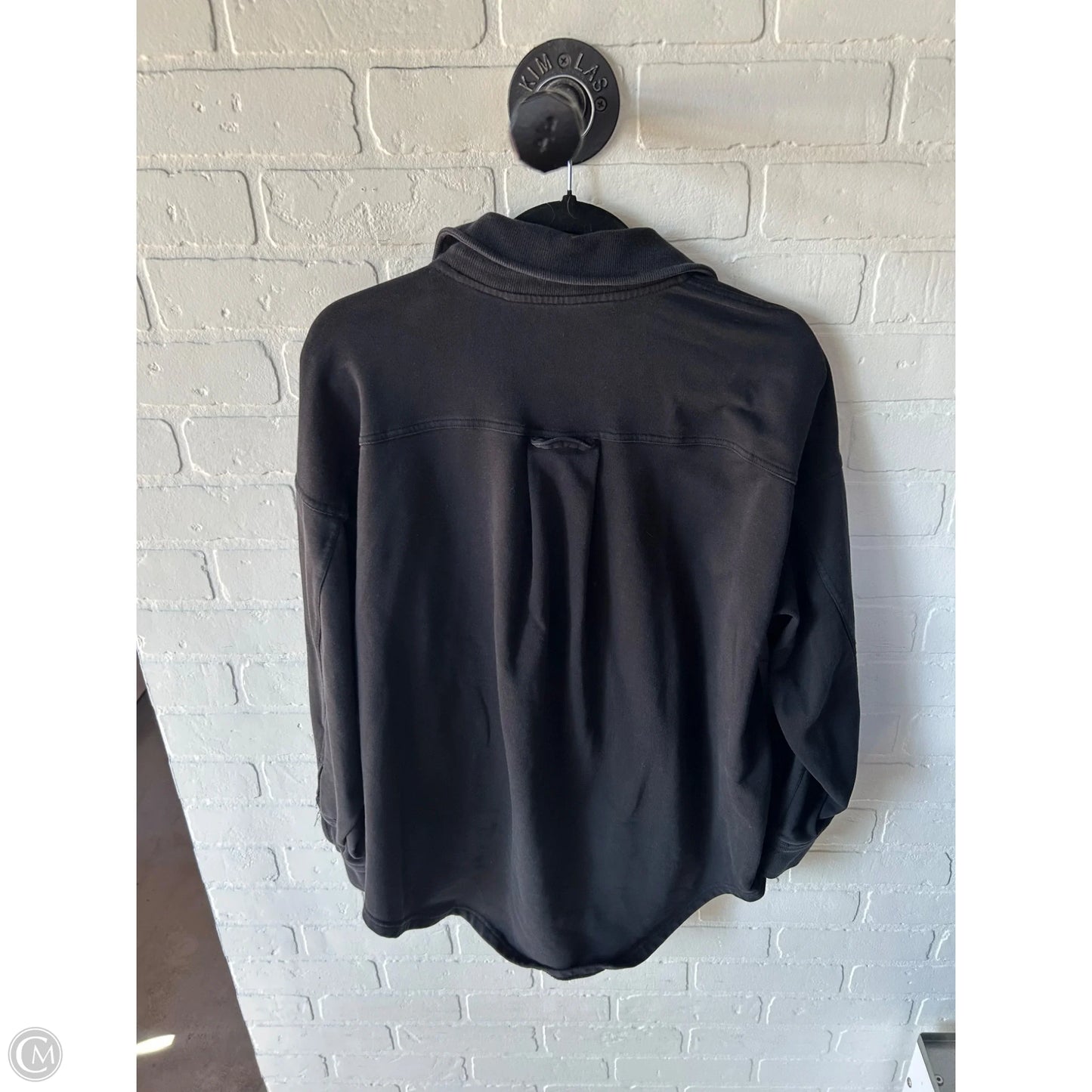 Jacket Shirt By Joy Lab In Black, Size: S