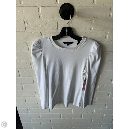 Top Long Sleeve By Veronica Beard In White, Size: M