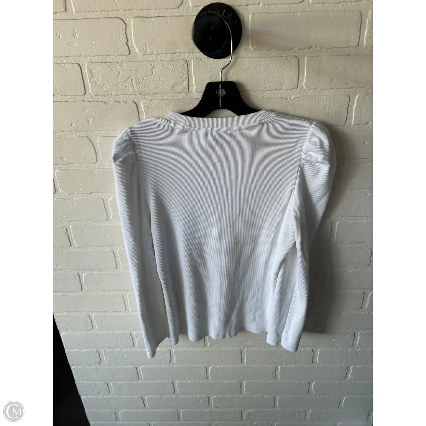 Top Long Sleeve By Veronica Beard In White, Size: M