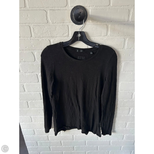 Top Long Sleeve Basic By Atm In Black, Size: S