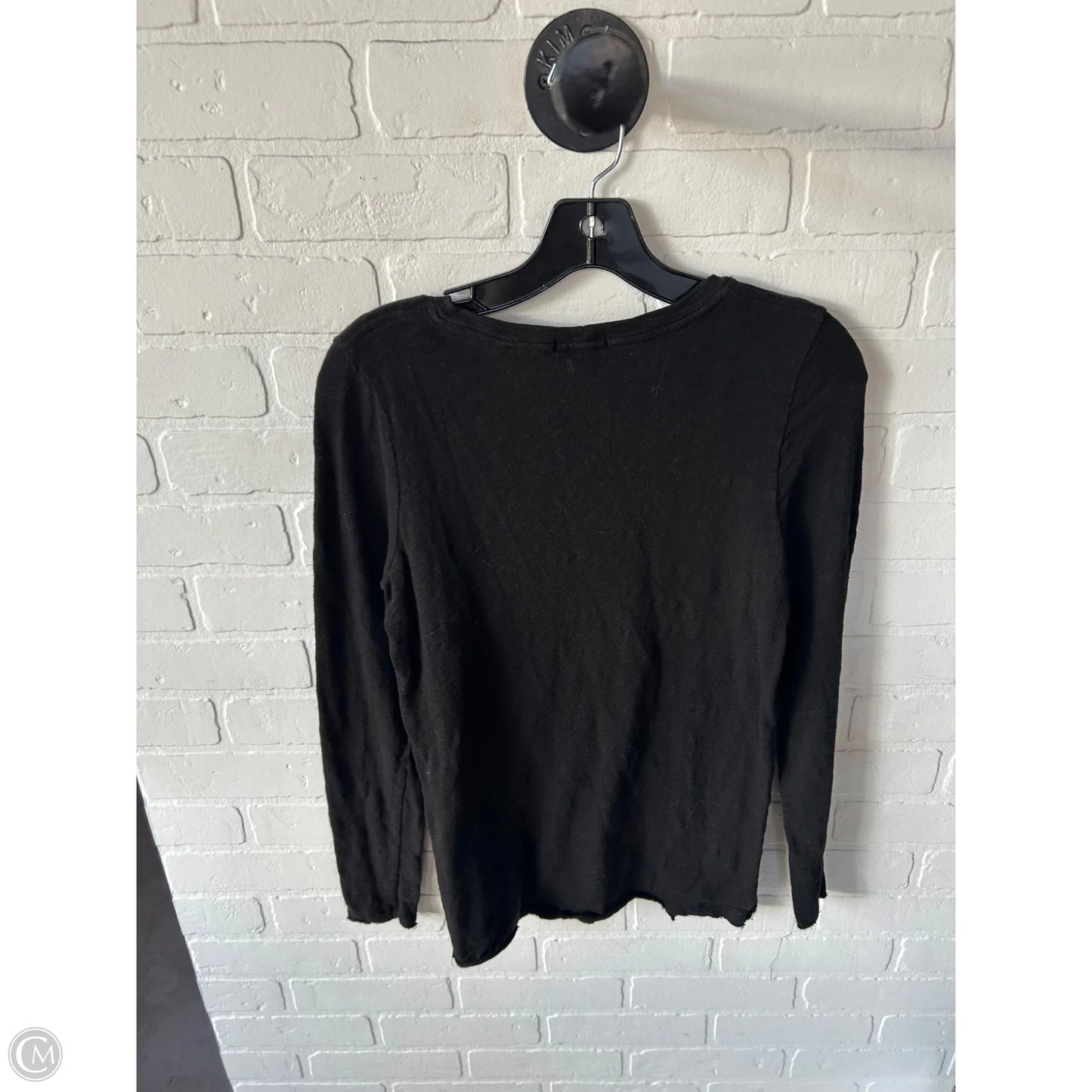 Top Long Sleeve Basic By Atm In Black, Size: S