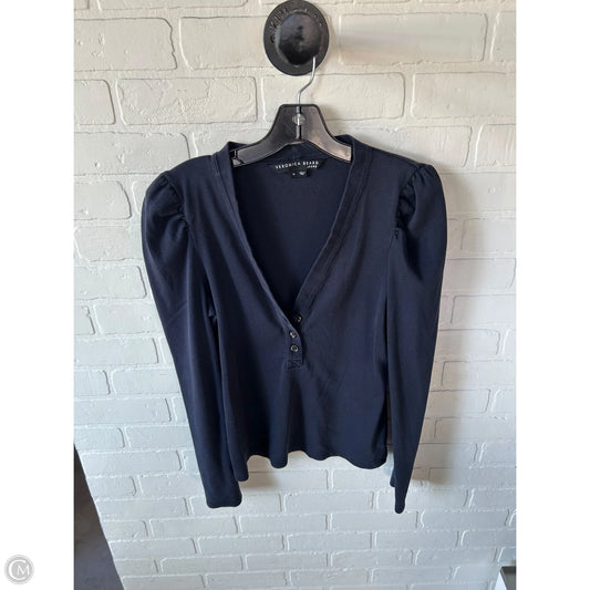 Top Long Sleeve By Veronica Beard In Blue, Size: M