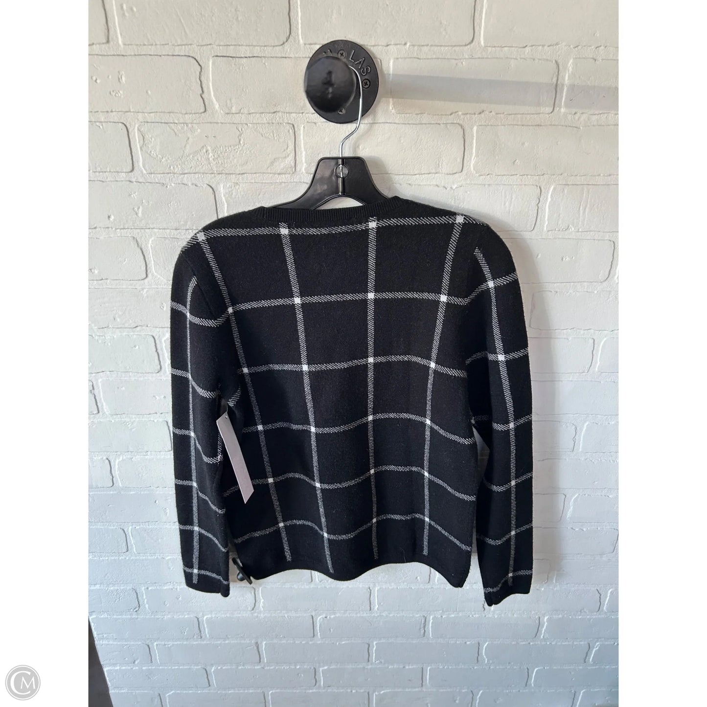 Sweater By Ann Taylor In Black & White, Size: S