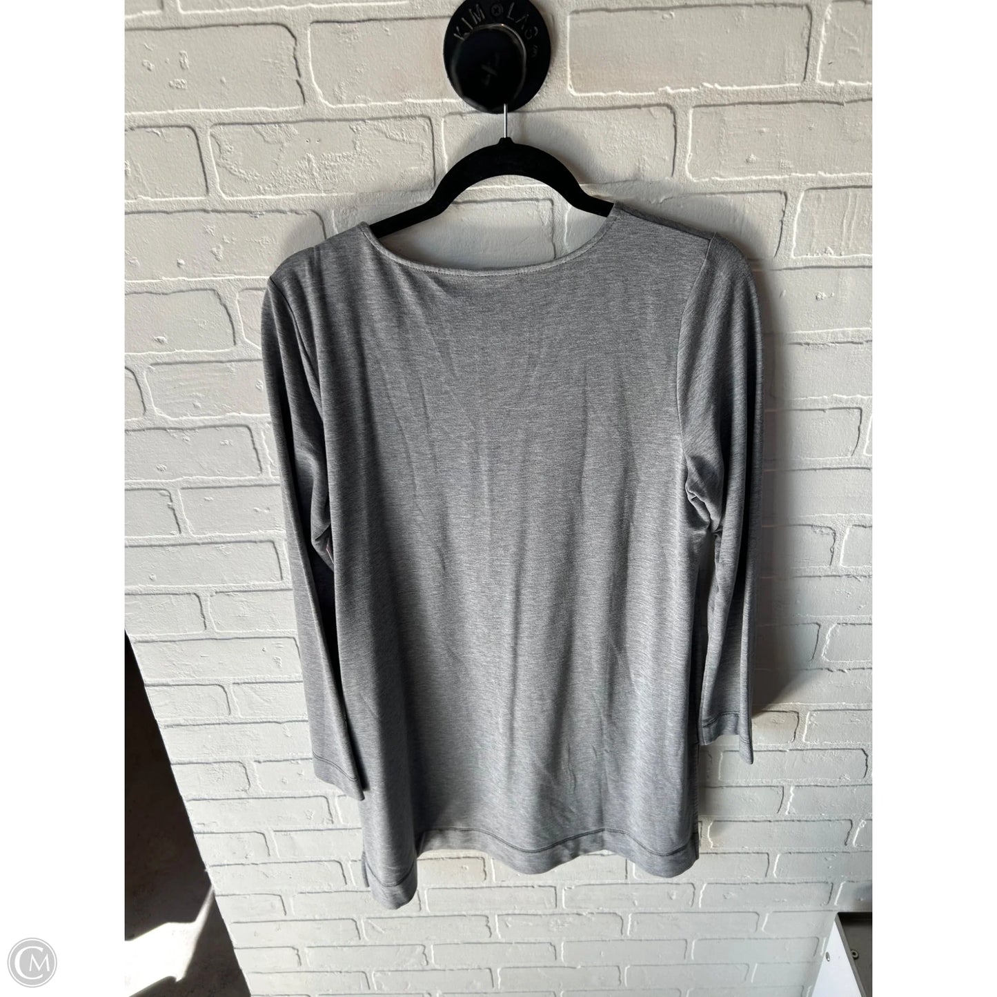 Tunic Long Sleeve By Pure Jill In Grey, Size: M
