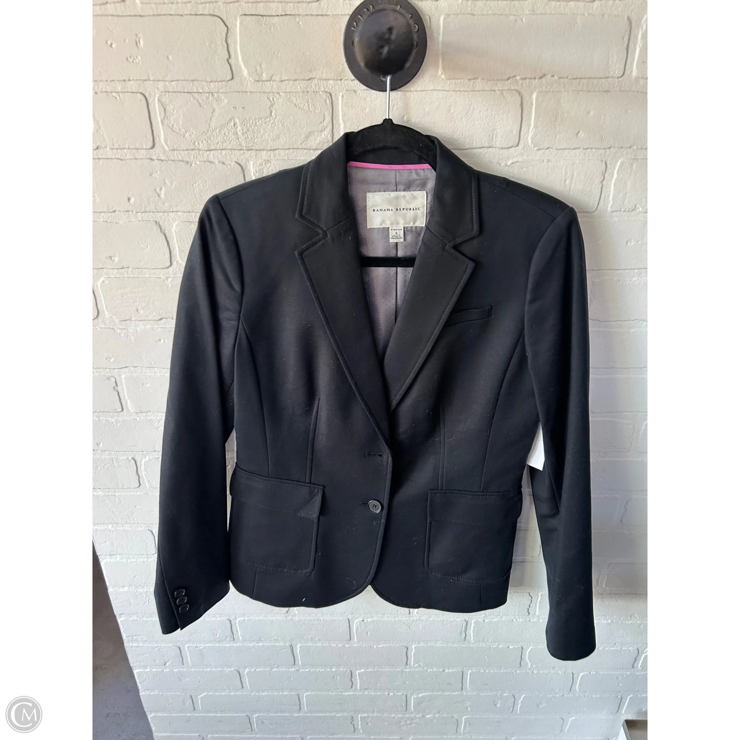 Blazer By Banana Republic In Black, Size: S