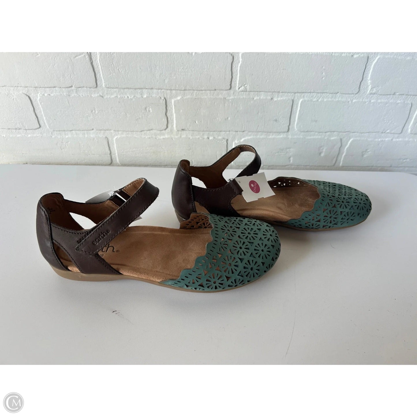 Shoes Flats By Earth Origins In Blue & Brown, Size: 8