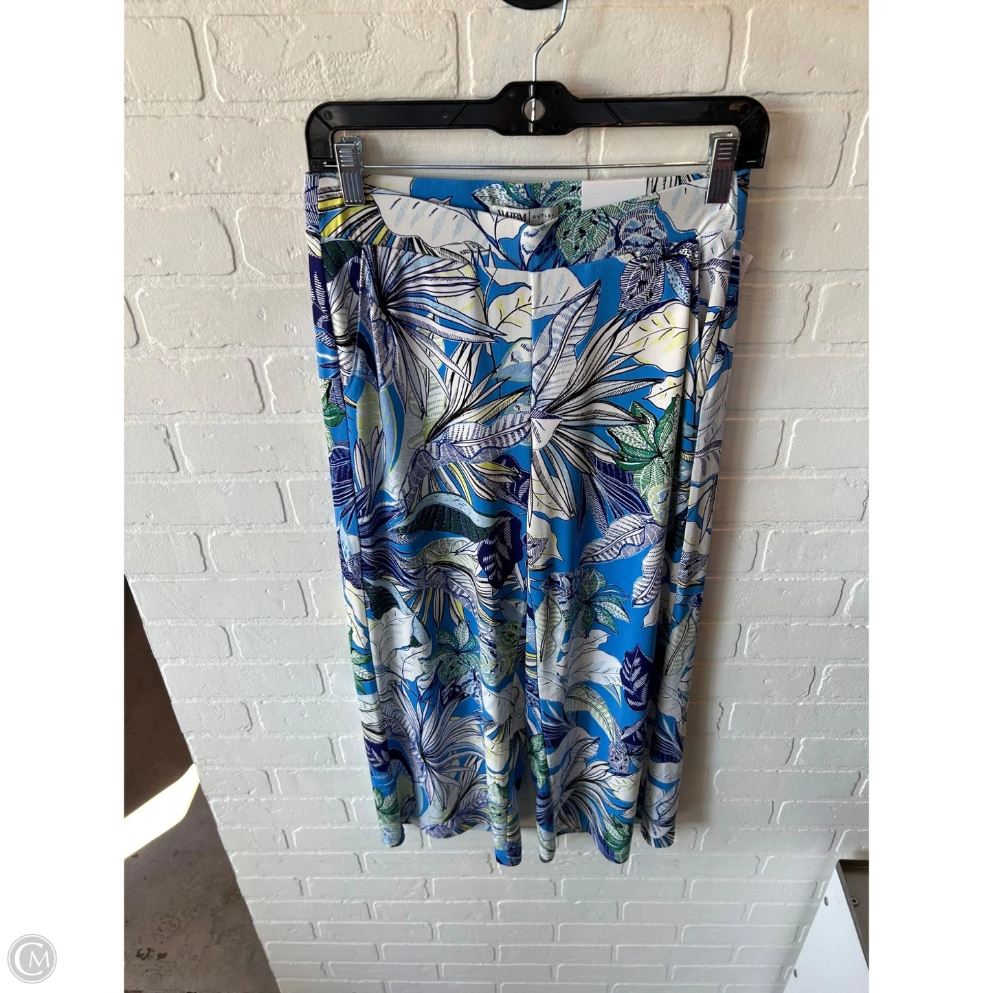 Pants Cropped By White House Black Market In Blue & White, Size: 0