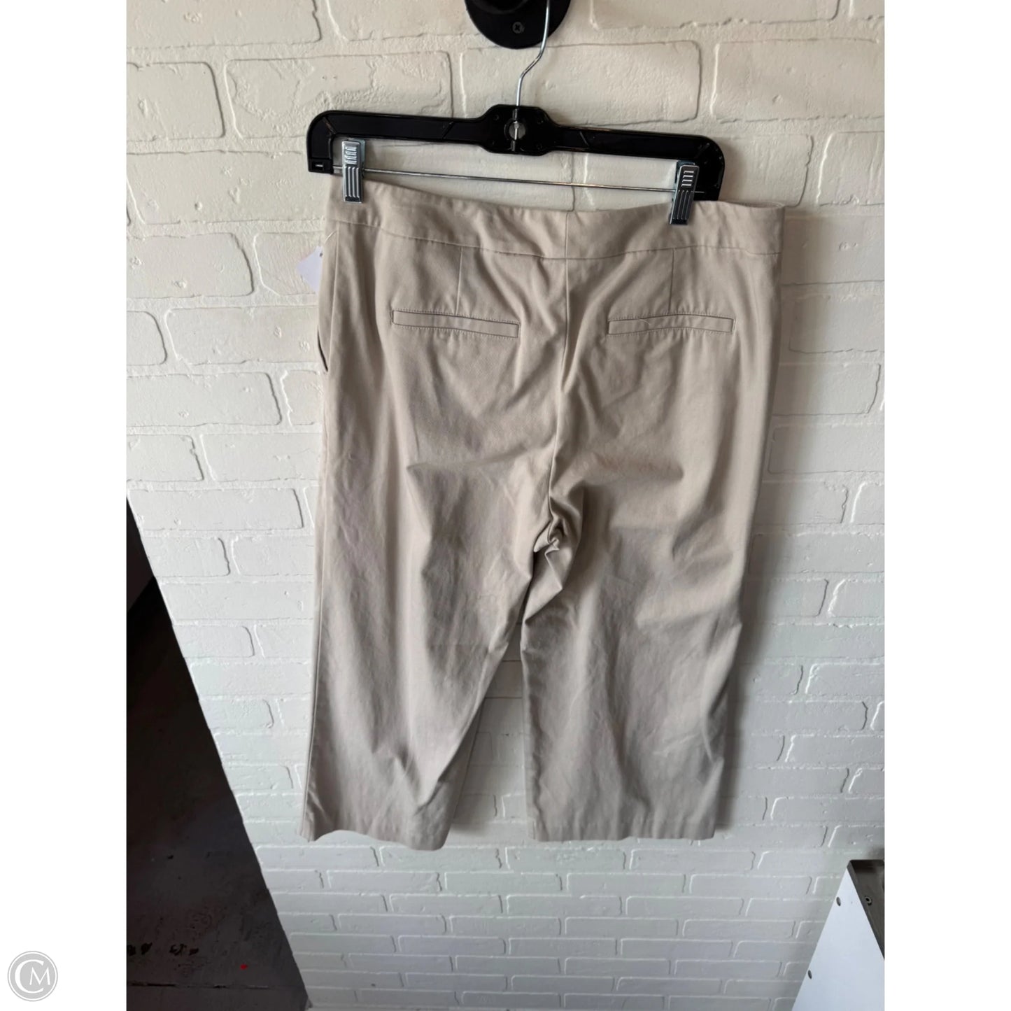 Pants Cropped By Ann Taylor In Tan, Size: 8