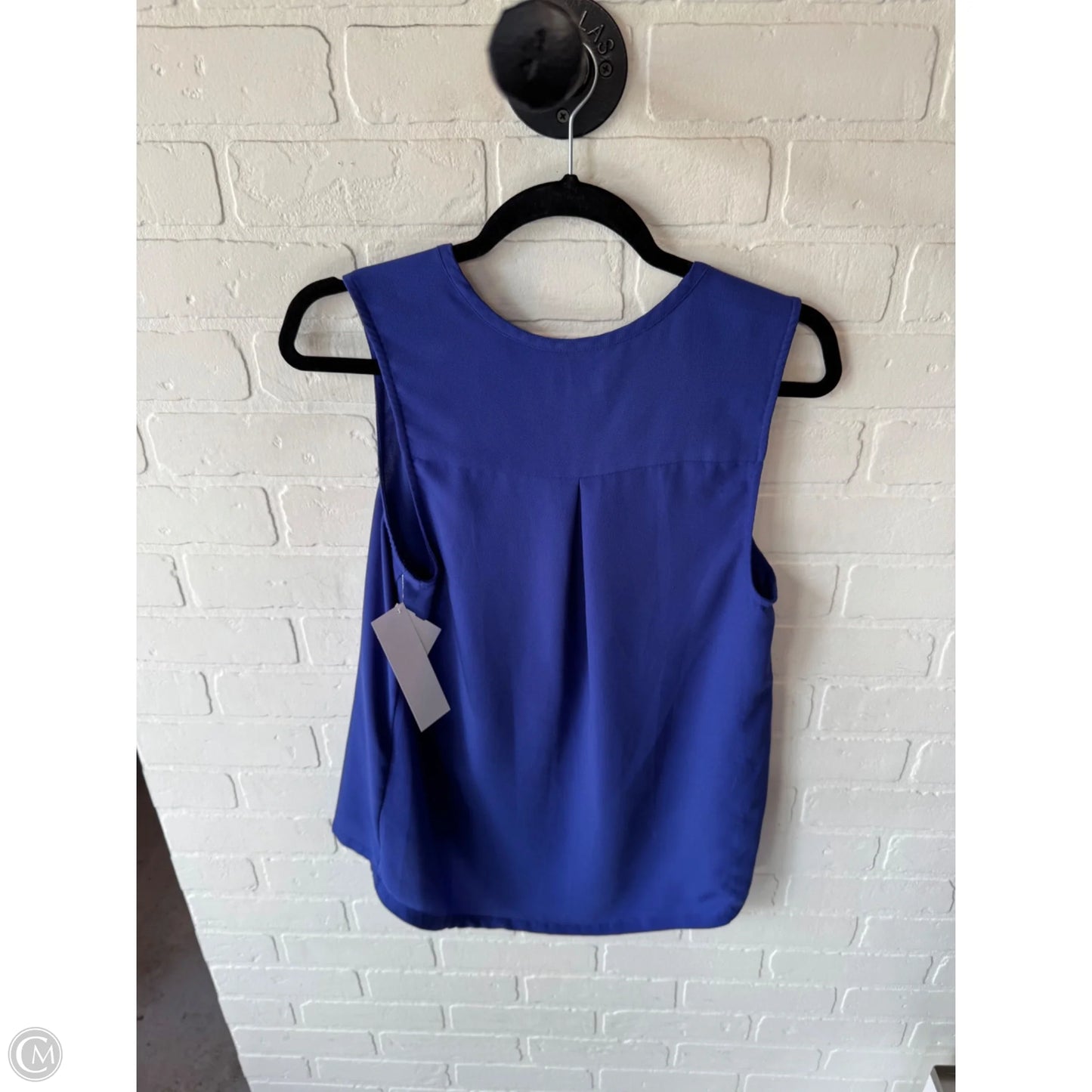 Top Sleeveless By Susina In Blue, Size: S