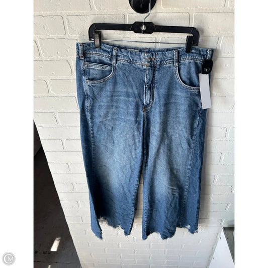 Jeans Wide Leg By Pilcro In Blue Denim, Size: 14