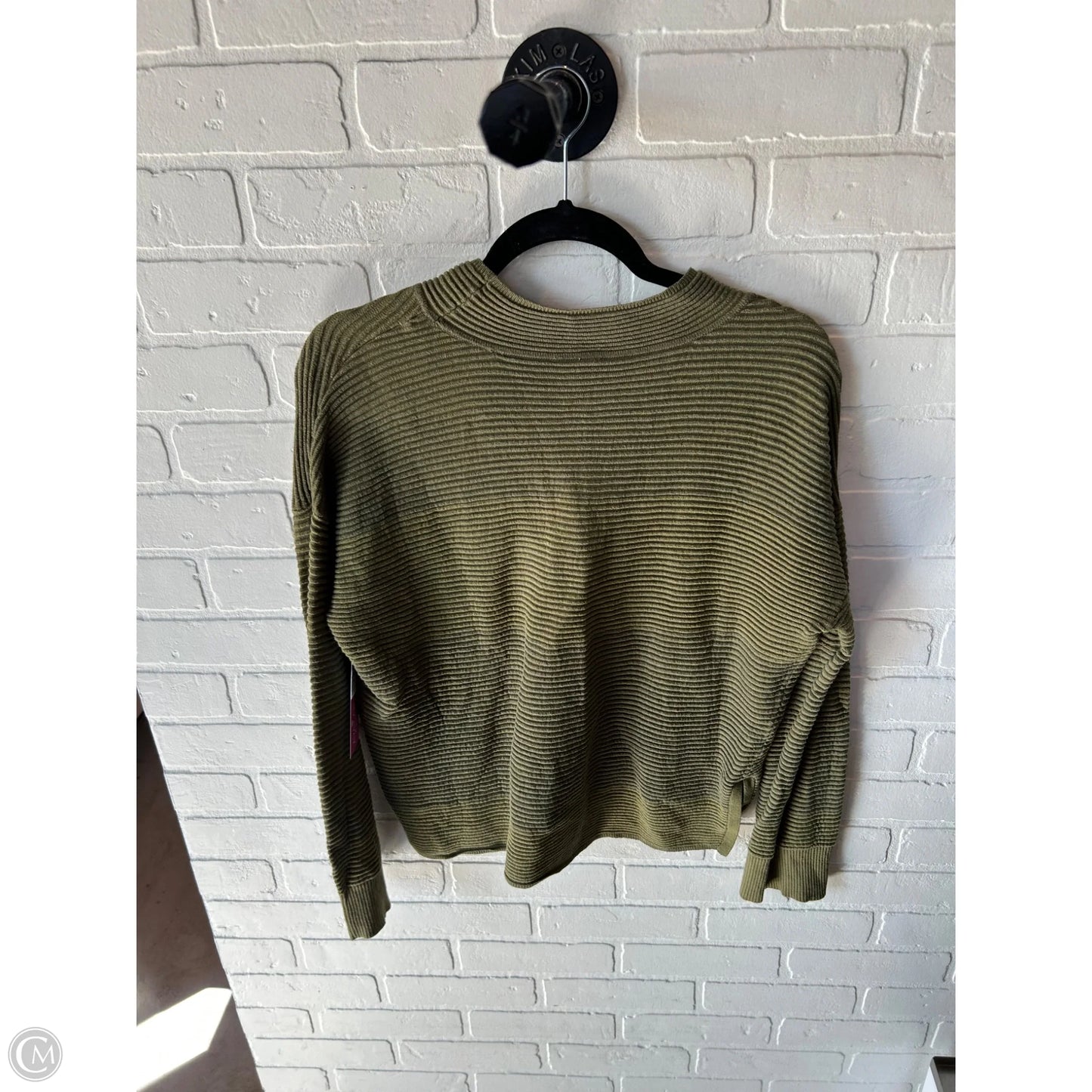 Top Long Sleeve By Daily Practice By Anthropologie In Green, Size: L