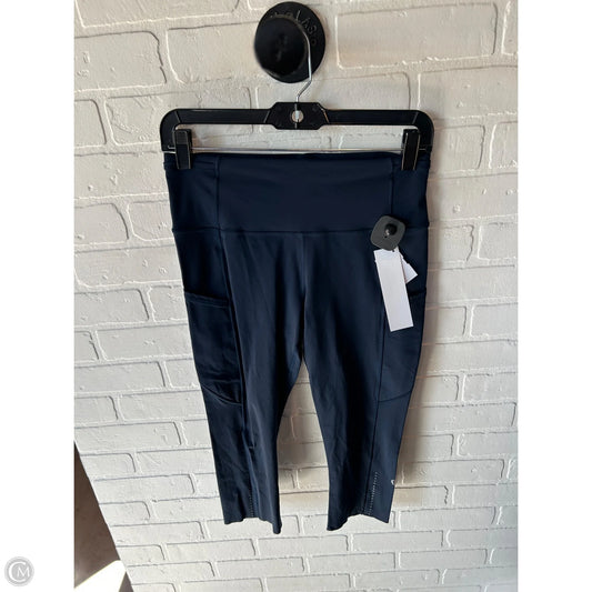 Athletic Capris By Lululemon In Blue, Size: 8