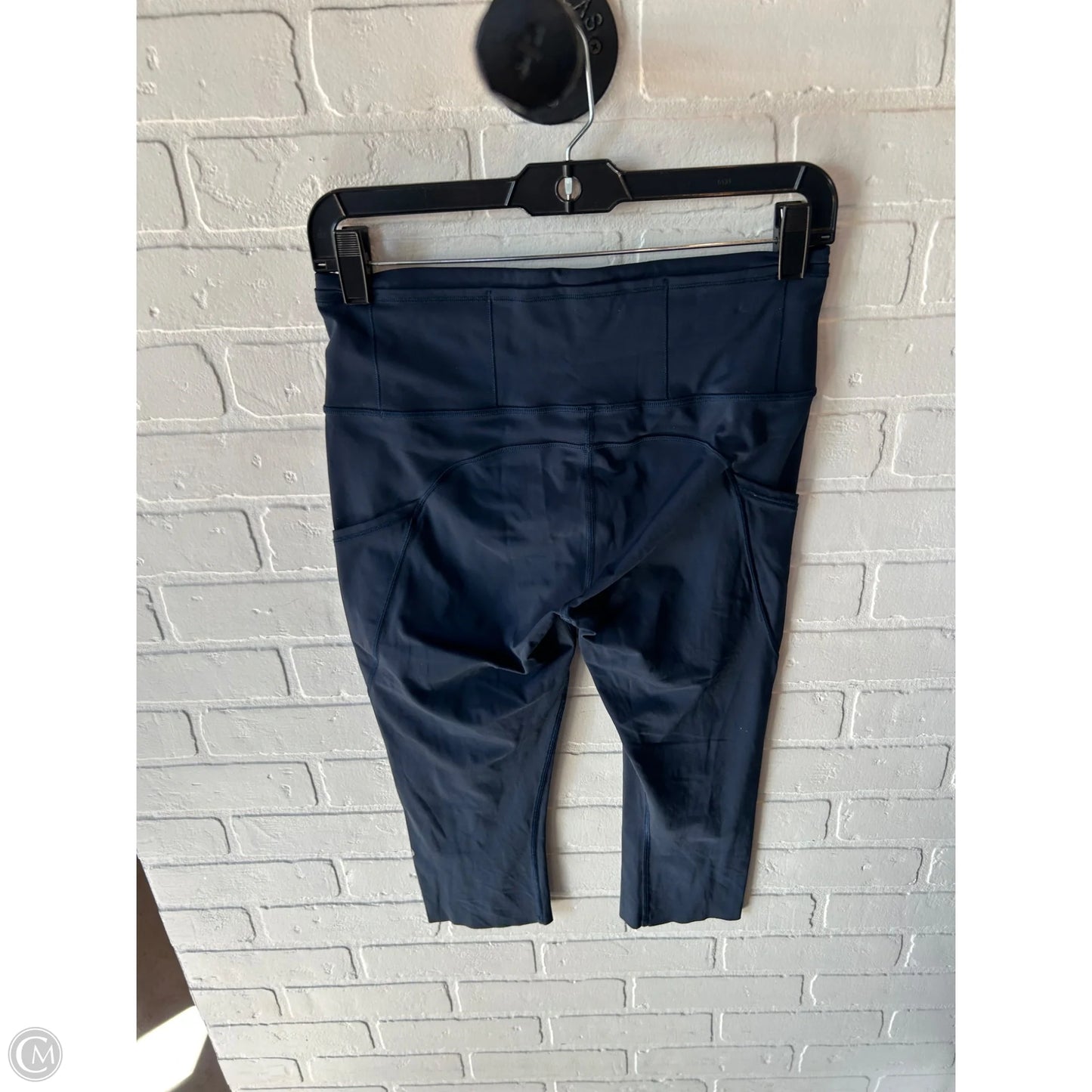 Athletic Capris By Lululemon In Blue, Size: 8