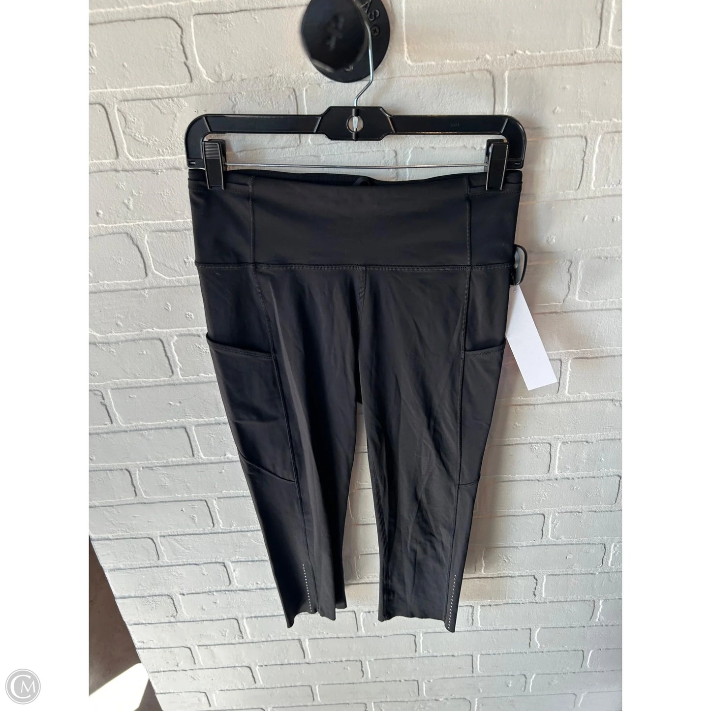 Athletic Capris By Lululemon In Black, Size: 8