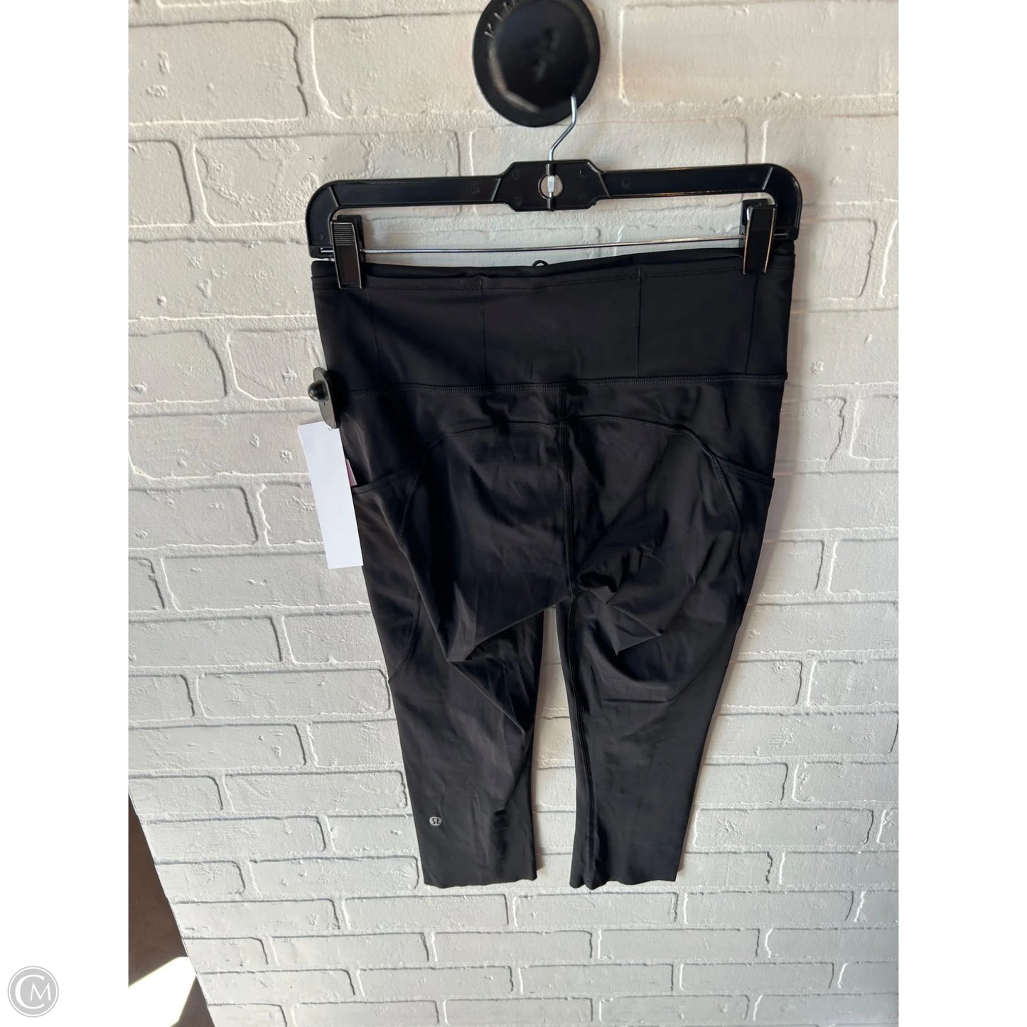 Athletic Capris By Lululemon In Black, Size: 8