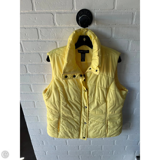 Vest Puffer & Quilted By New York And Co In Yellow, Size: Xl