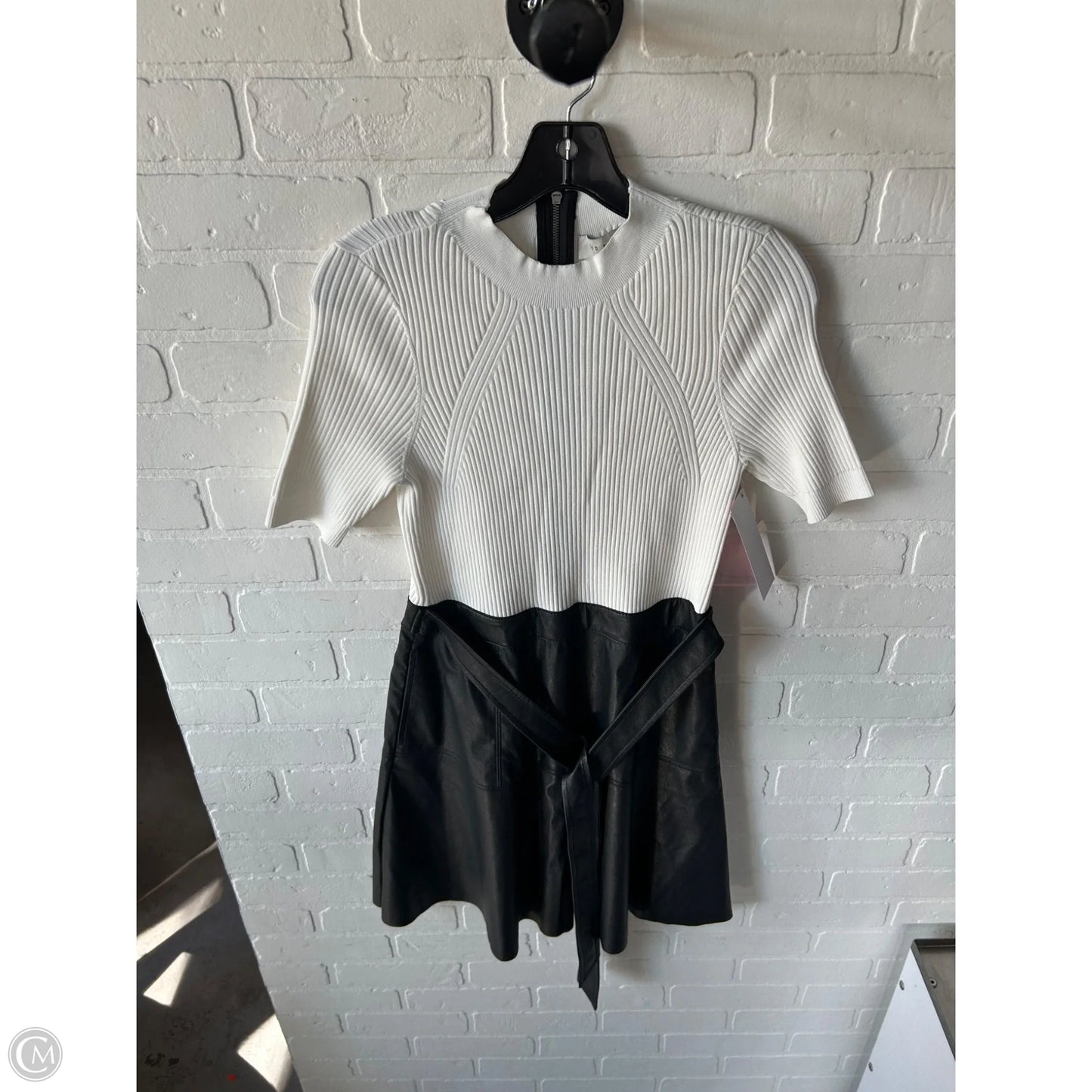 Dress Casual Midi By Ted Baker In Black & White, Size: S