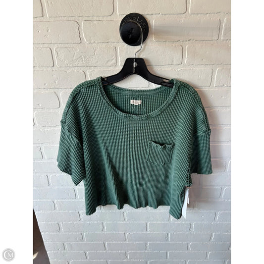 Top Short Sleeve By Pilcro In Green, Size: Xs