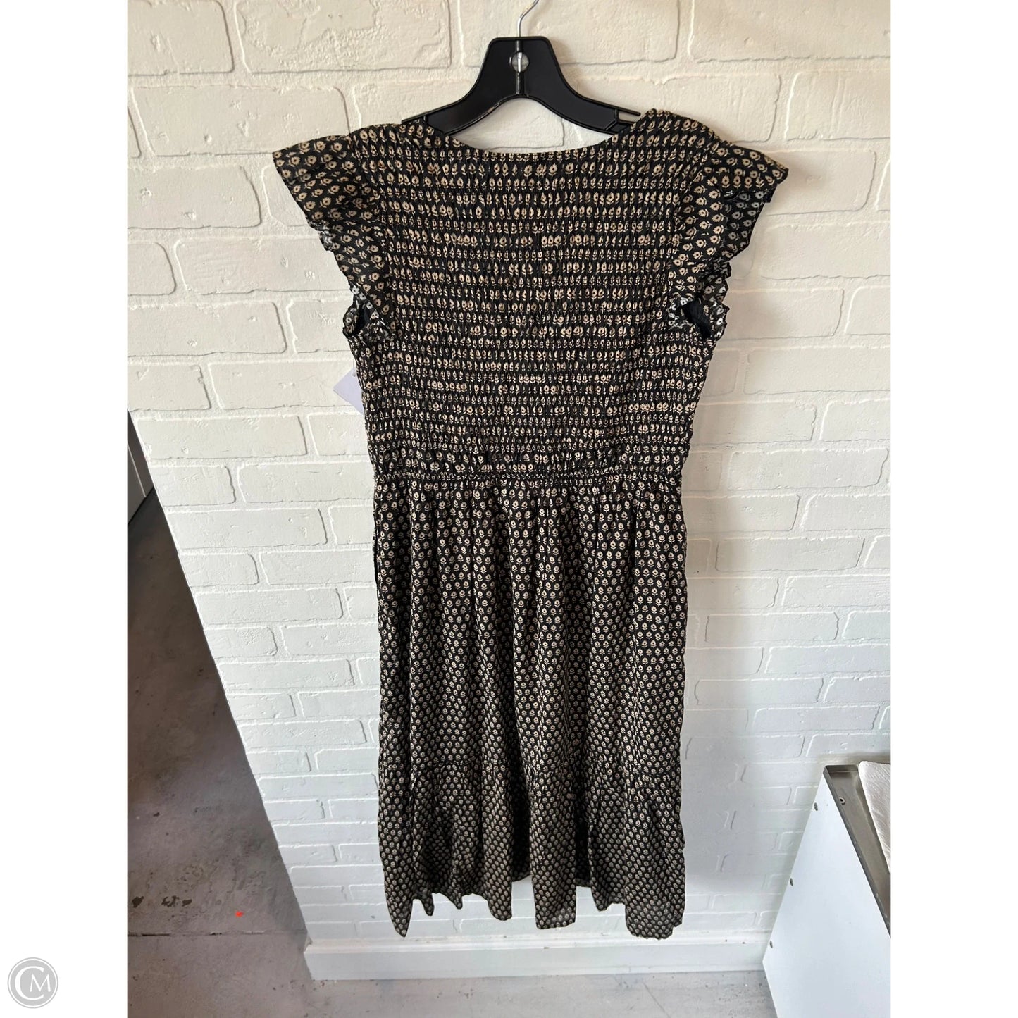 Dress Casual Maxi By Anthropologie In Black & Tan, Size: S