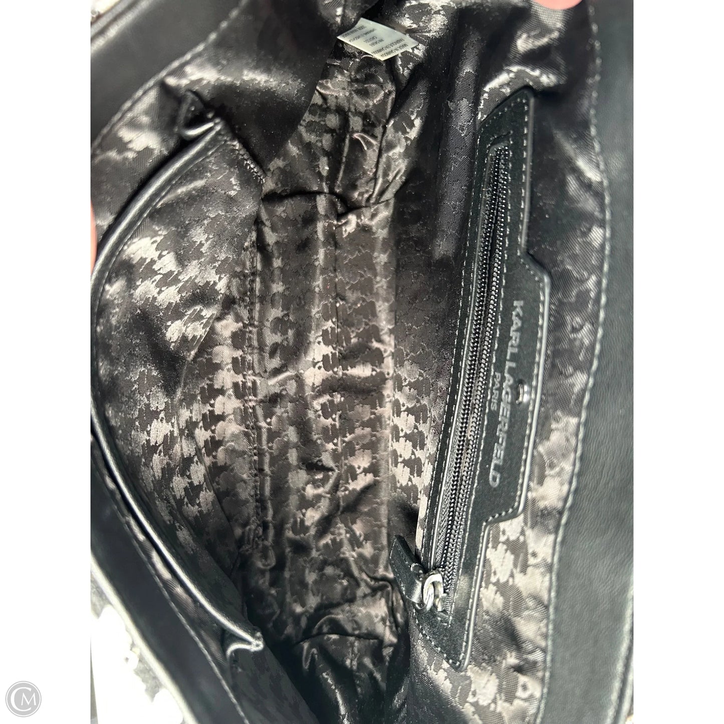 Handbag Designer By Karl Lagerfeld, Size: Medium