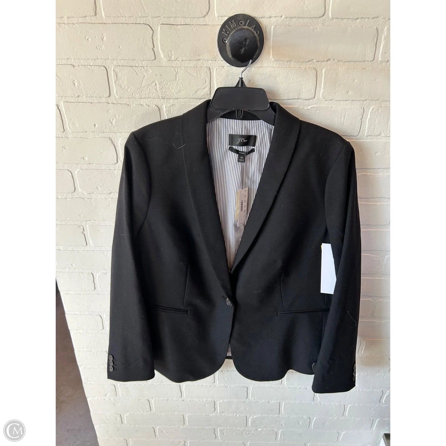 Blazer By J. Crew In Black, Size: 1x