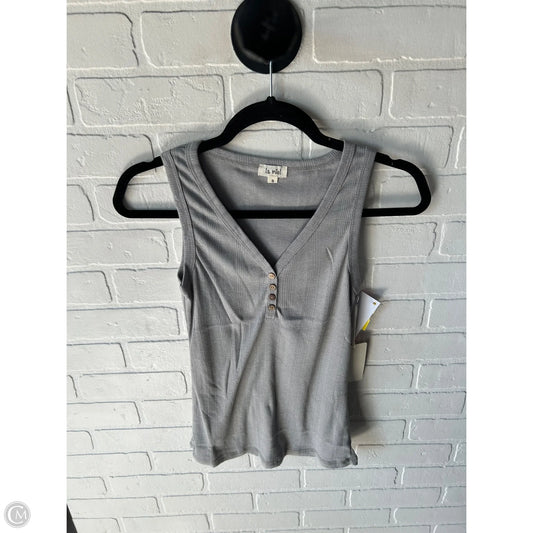 Top Sleeveless By La Miel In Grey, Size: S
