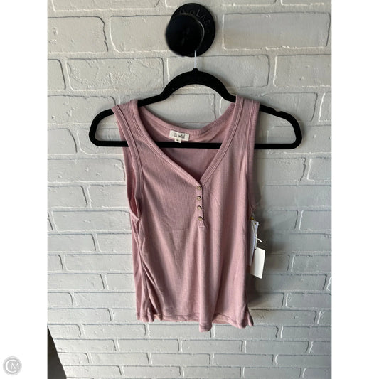 Top Sleeveless By La Miel In Pink, Size: M
