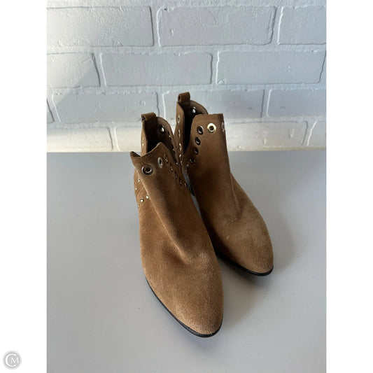Boots Ankle Heels By Sam Edelman In Tan, Size: 6