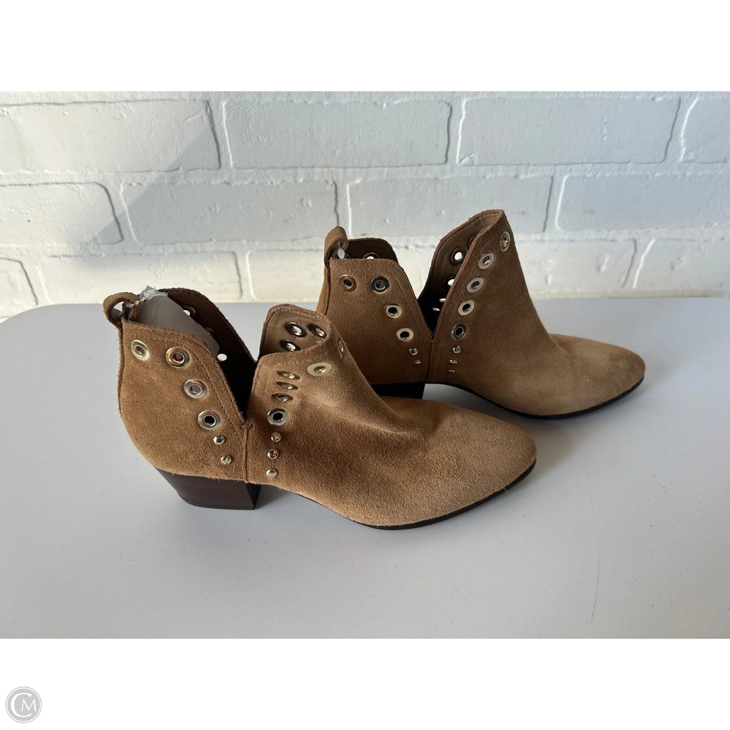 Boots Ankle Heels By Sam Edelman In Tan, Size: 6