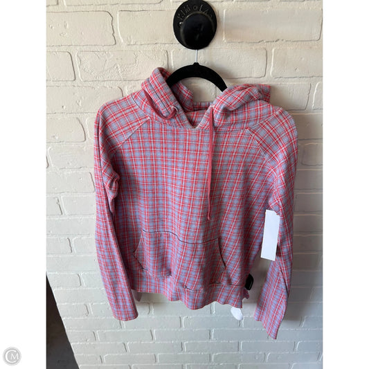 Sweatshirt Hoodie By Frank And Eileen In Blue & Red, Size: S
