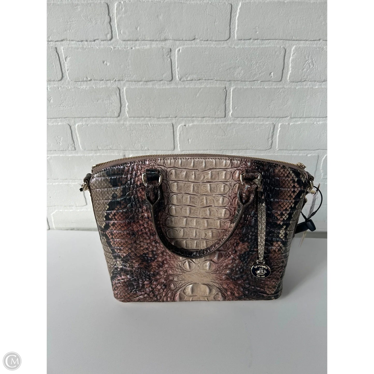 Handbag Designer By Brahmin, Size: Medium