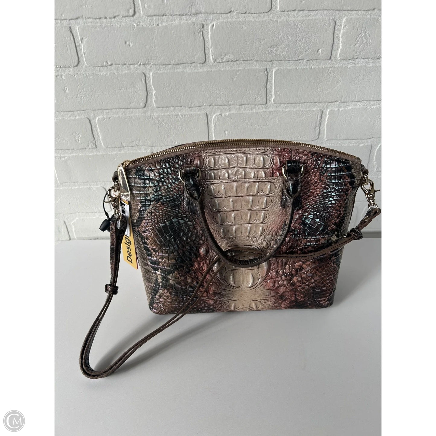 Handbag Designer By Brahmin, Size: Medium