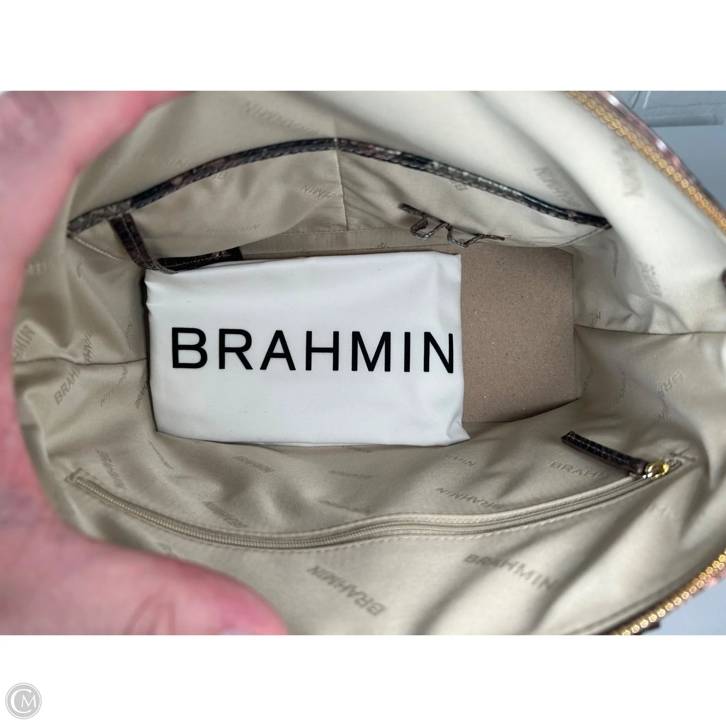 Handbag Designer By Brahmin, Size: Medium